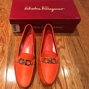 Salvatore Ferragamo Mango Driving Loafers
